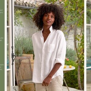 Frank & Eileen Men's Off-White Button Down Shirt